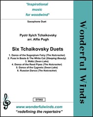 Six Tchaikovsky Duets Saxophone Duet cover Thumbnail